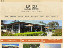 Tablet Screenshot of lairdfamilyestate.com
